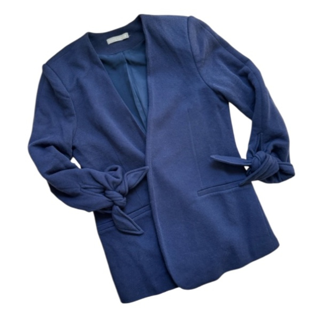 253. Olivia Moon Knit‎ Blazer Medium